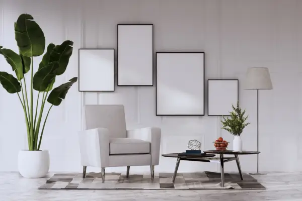 Como Decorar Paredes Vazias com Arte Minimalista sem Poluir o Visual